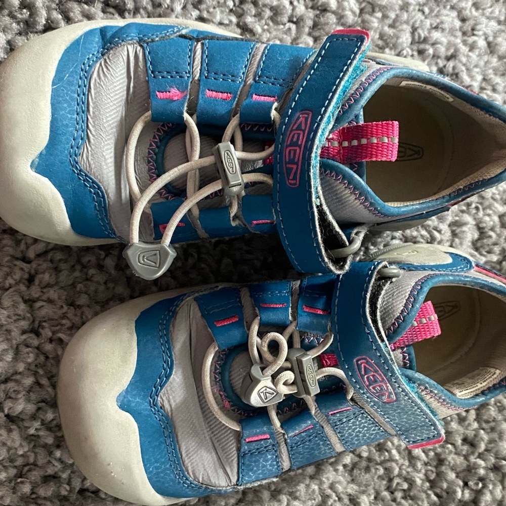 Keen Kids Blue and Pink Shoes